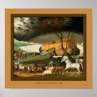 Noahs Ark Fine Art Kids Room Print