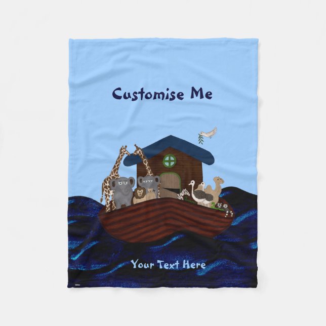 Noah's Ark Fleecedecke (Vorderseite)
