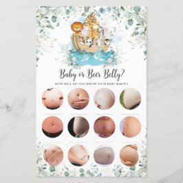 Noah's Ark Greenery Shower Baby oder Bierbauch Gam