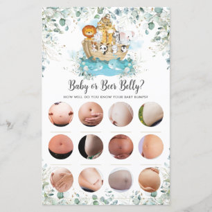 Noah's Ark Greenery Shower Baby oder Bierbauch Gam