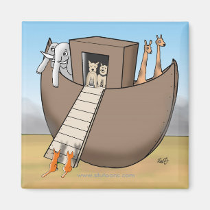 Noah's Ark - Keine Katzen erlaubt Magnet