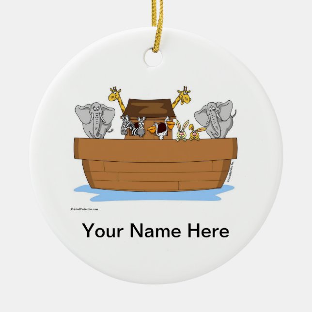 Noah's Ark Keramikornament (Vorne)