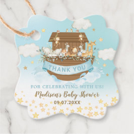 Noah's Ark Niedlicher Tiere Boy Birthday Baby Show Geschenkanhänger