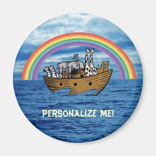 Noah's Ark & Rainbow Magnet (Vorne)