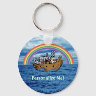 Noah's Ark & Rainbow Schlüsselanhänger