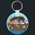 Noah's Ark Schlüsselanhänger<br><div class="desc">Niedliches Noahs Ark Design aus Walter's Room und WaltersRoom.com für Kinder jeden Alters.</div>