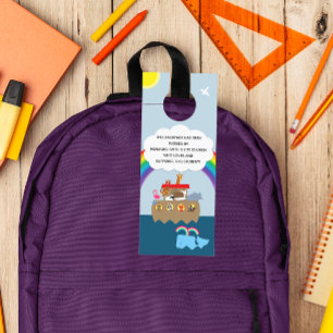Noahs Ark Segen der Backpacks Church Türanhänger