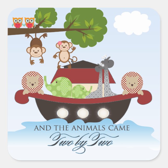 Noahs Ark Stickers - Platz (Vorderseite)
