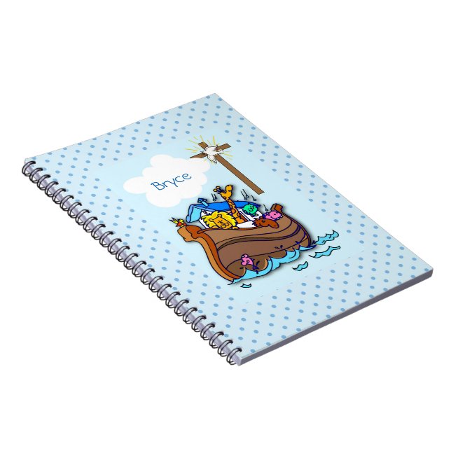 Noahs Ark-Taufe, Boy Blue Notizblock (Rechte Seite)