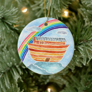 Noah's Ark/The Rainbow Jesse Tree Advent Ornament