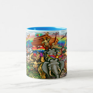 Noah's Ark Two-Tone-Kaffee-Tasse Zweifarbige Tasse