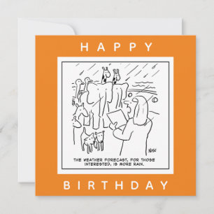 Noahs Ark Weather Forecast Cartoon Karte