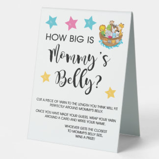 Noah's Ark Wie groß ist Mommy Bly Table Sign Tischaufsteller