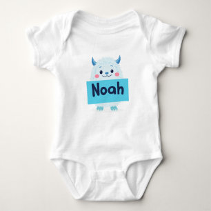 Noah's Blue Buddy Baby Strampler