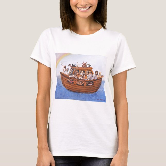 Noahs der T - Shirt der Arche-Frauen (Vorderseite)