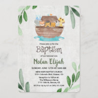 Noahs Einladung zur Taufe