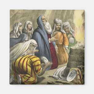 Noahs Opfer auf dem Verlassen der Arche, von einer Magnet