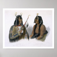 Noapeh, ein Assiniboin-Indianer und Psihdja-Sahpa,