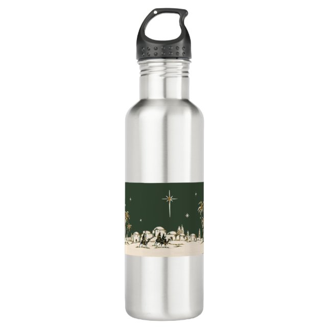 NOB164 drei kluges Men.tif Edelstahlflasche (Vorderseite)