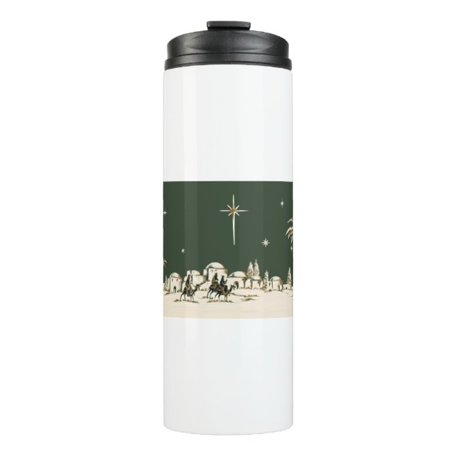 NOB164 drei kluges Men.tif Thermosbecher (Vorderseite)