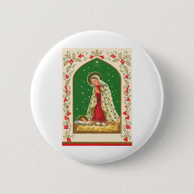 NOB165 Mary und Baby Jesus.tif Button (Vorderseite)