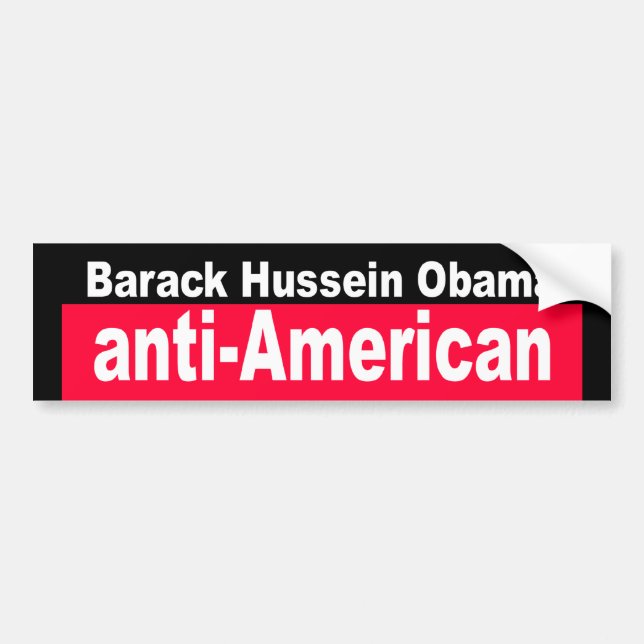nobama_0124 autoaufkleber (Vorne)