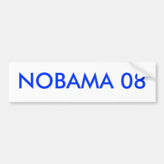 NOBAMA 08 AUTOAUFKLEBER