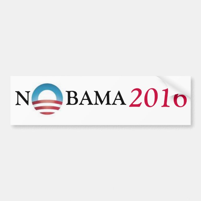 NOBAMA 2016 AUTOAUFKLEBER (Vorne)
