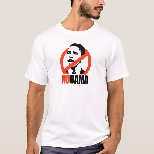 NOBAMA/ANTI-OBAMA T - SHIRT (Vorderseite)