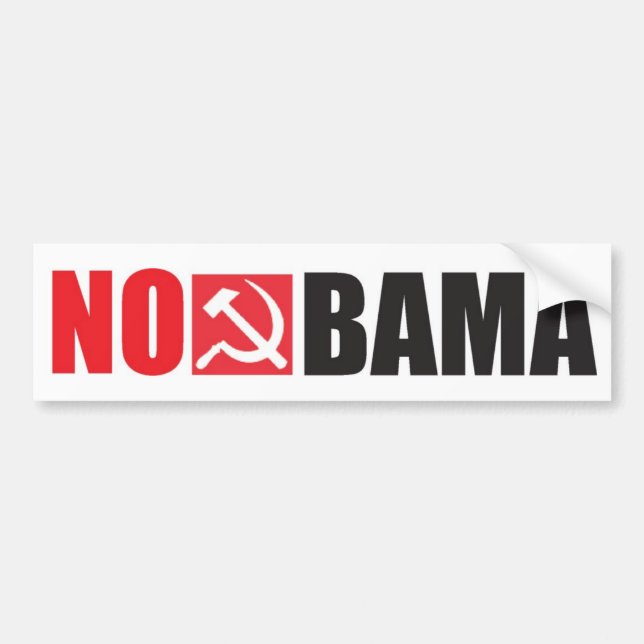 NoBama Autoaufkleber (Vorne)