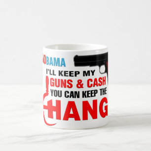 Nobama - behalten Sie die Änderung! Kaffeetasse