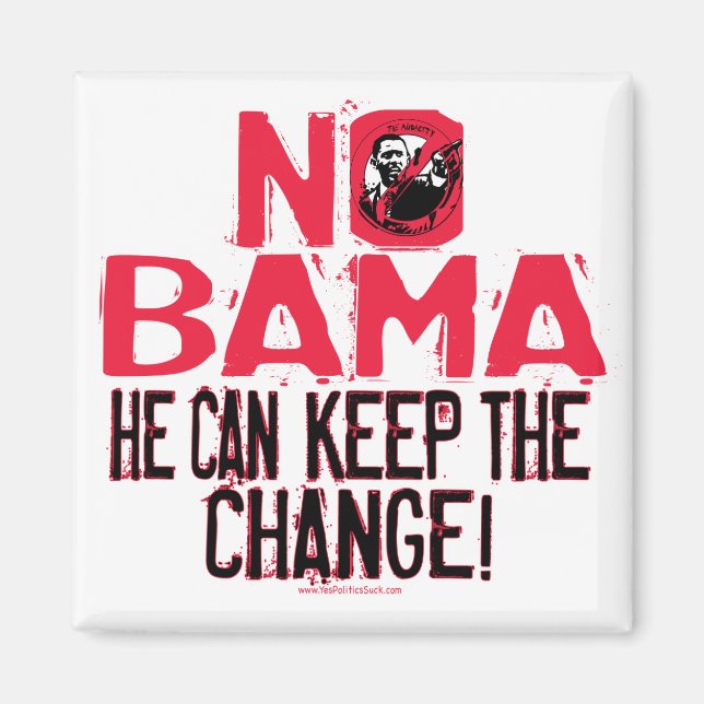 Nobama Behielt die Veränderung Magnet (Vorne)