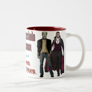 Nobama Halloween - Barackula u. Bidenstein Tasse