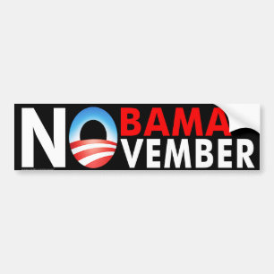 Nobama In November Autoaufkleber