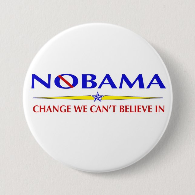 NoBama Knopf Button (Vorderseite)