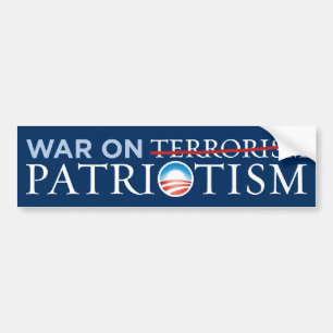 Nobama - Krieg auf Patriotismus-Autoaufkleber Autoaufkleber