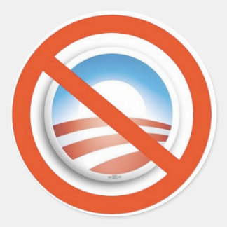 NOBAMA RUNDER AUFKLEBER