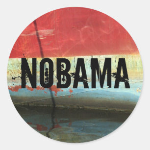 NOBAMA RUNDER AUFKLEBER