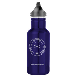 NOBCChE-Logo Edelstahlflasche