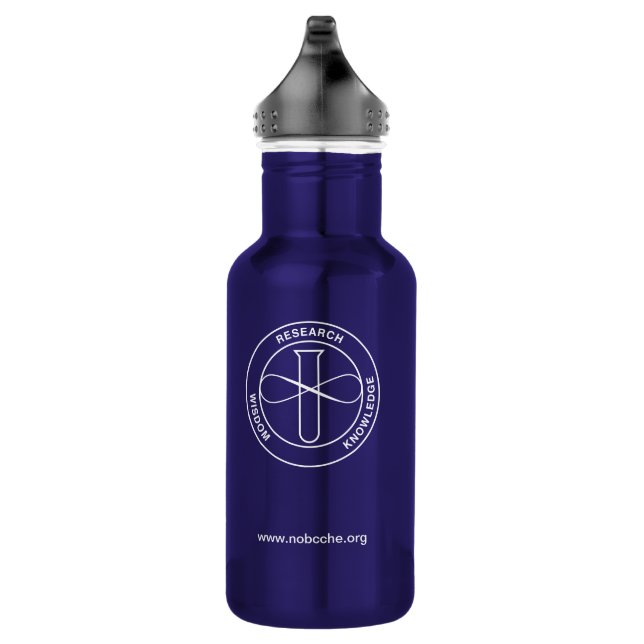 NOBCChE-Logo Edelstahlflasche (Rechts)