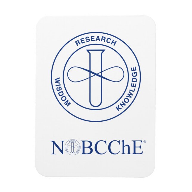 NOBCChE Magnet - Blaues Logo (Vertikal)