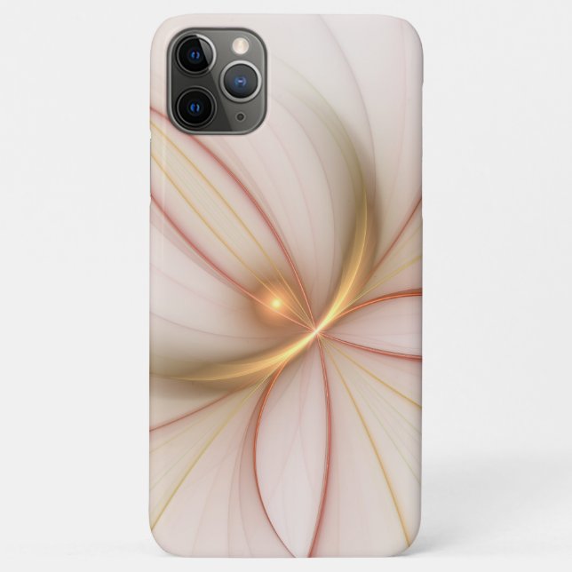 Nobelkupfer und Gold Abstrakt Moderne Fraktal Kuns Case-Mate iPhone Hülle (Rückseite)