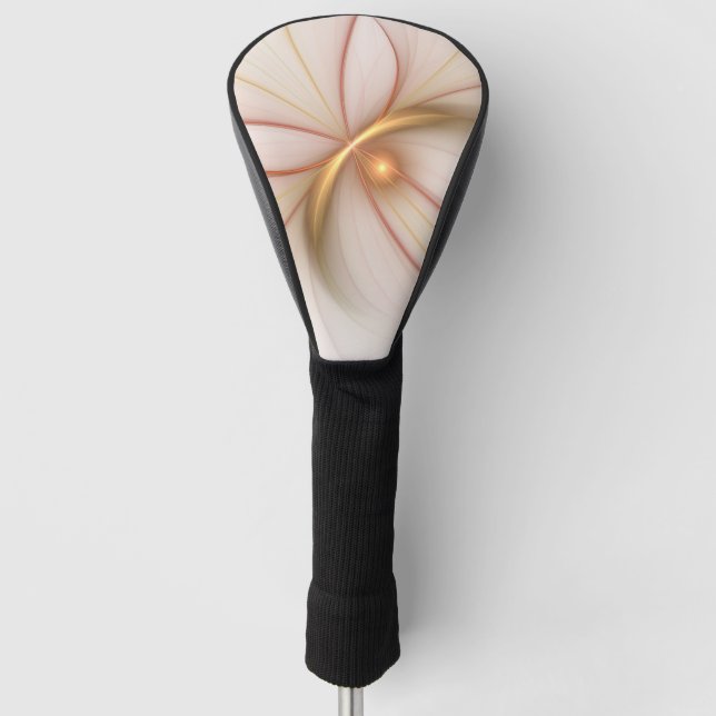 Nobelkupfer und Gold Abstrakt Moderne Fraktal Kuns Golf Headcover (Vorderseite)
