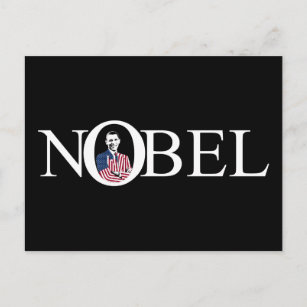 Nobelpreisträger - Barack Obama Postkarte