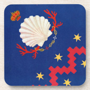 Nobile Contrada del Nicchio (Seashell) Palio Getränkeuntersetzer