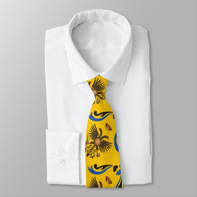 Nobile Contrada dell'Aquila Palio di Siena (Adler) Krawatte (Gebunden)