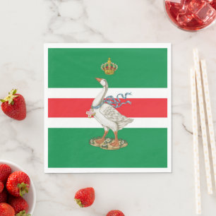 Nobile Contrada dell'Oca (Gänse) Palio Serviette