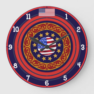 Noble AmericanaWanduhr Große Wanduhr