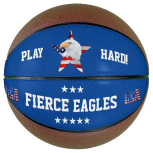 Noble Bald Adler, Die amerikanische Flagge, Star Basketball