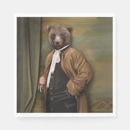 Noble Beasts - Dandy Bear Serviette